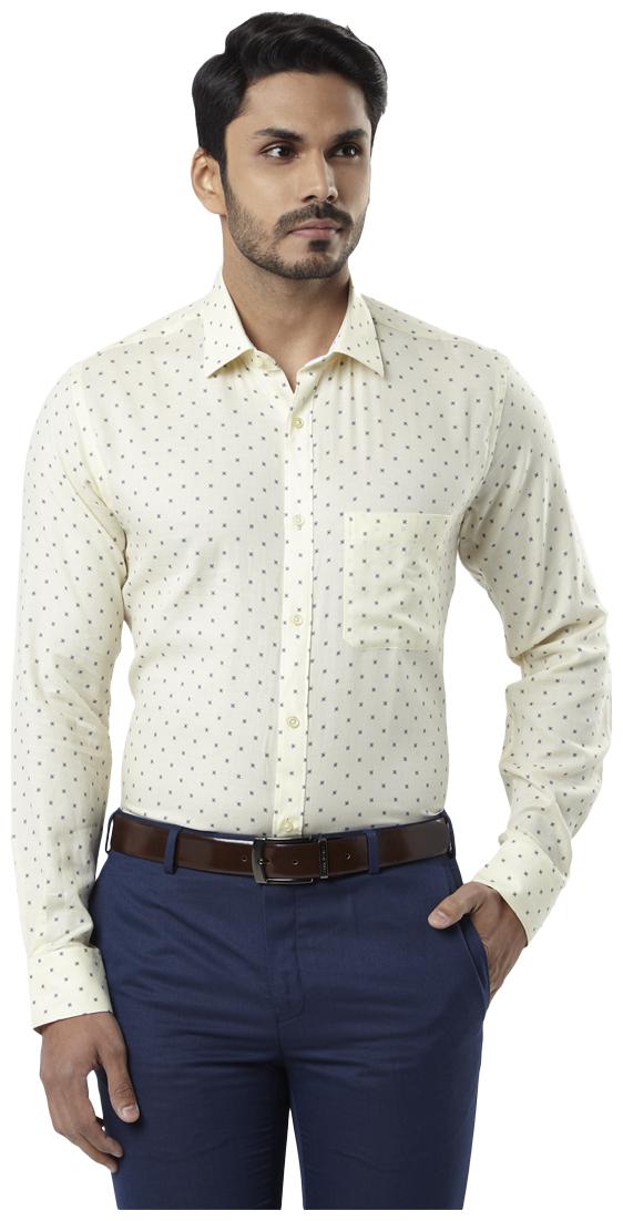 

Raymond Men Slim fit Formal Shirt - Yellow