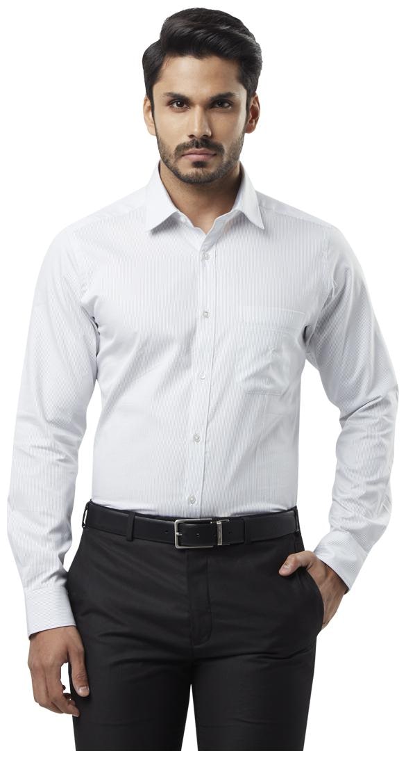 

Raymond Men Slim fit Formal Shirt - Grey