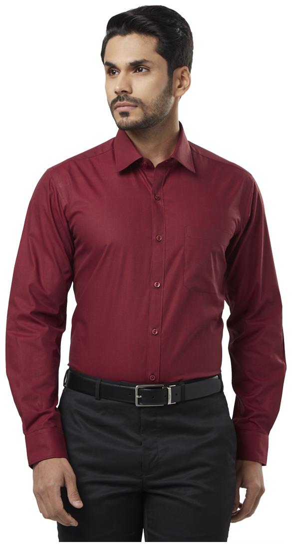 

Raymond Men Regular fit Formal Shirt - Maroon
