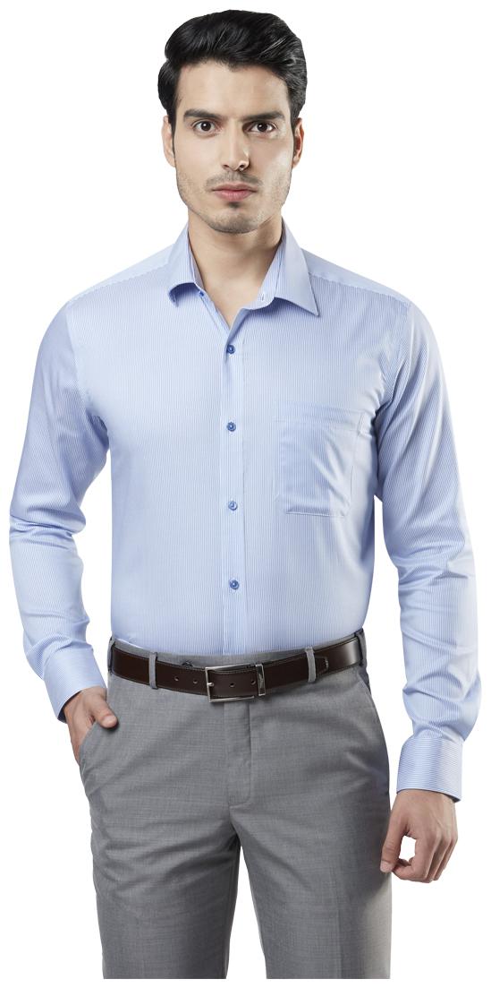 

Raymond Men Regular fit Formal Shirt - Blue