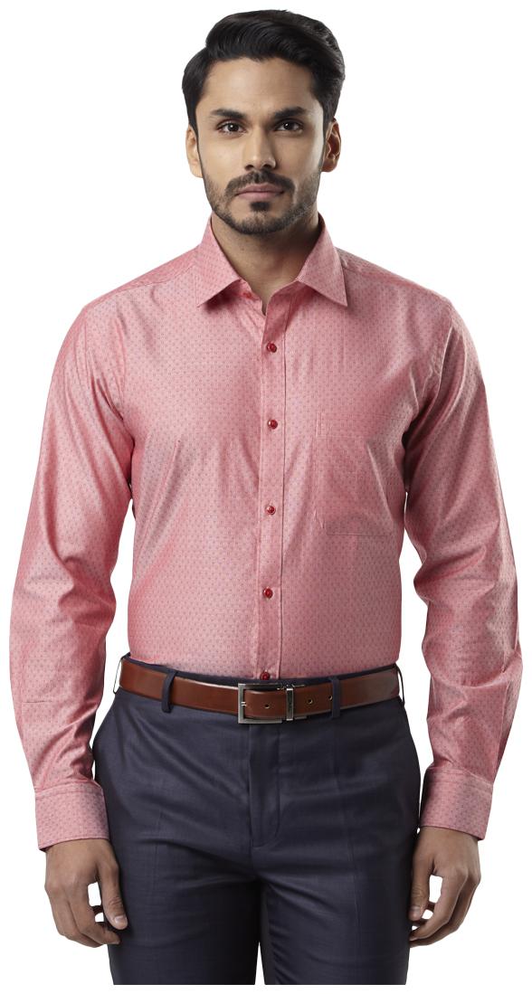 

Raymond Men Regular fit Formal Shirt - Red