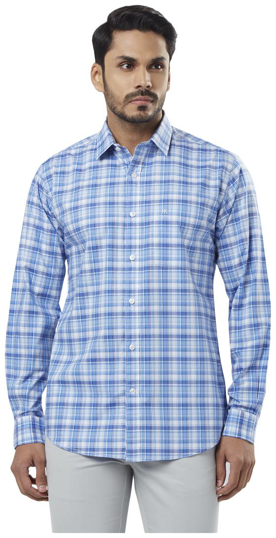 

Raymond Men Slim fit Formal Shirt - Blue