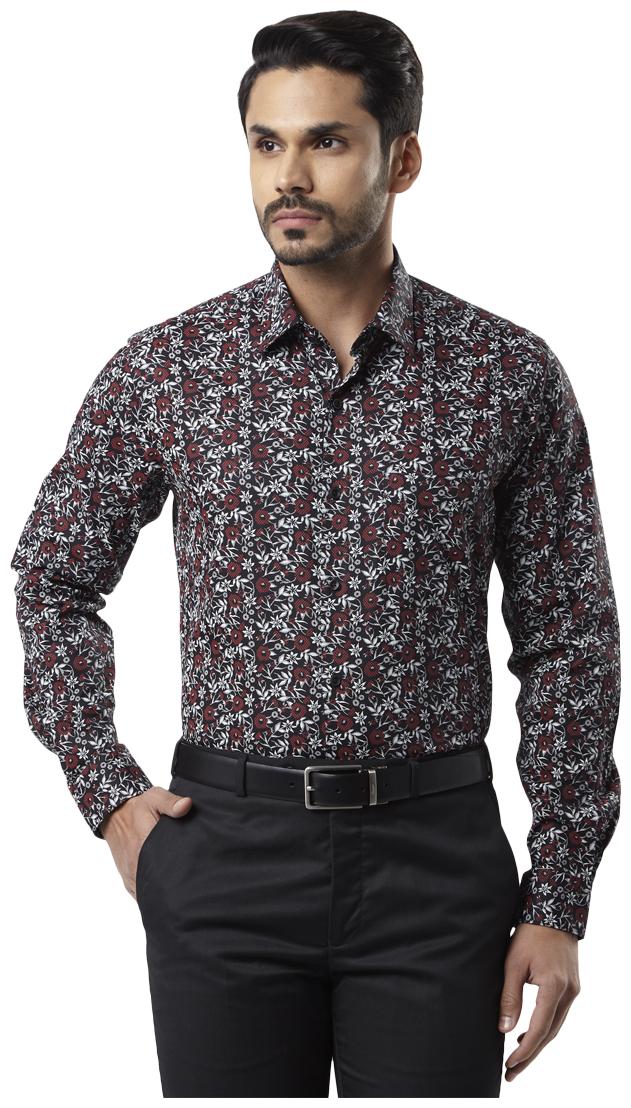 

Raymond Men Regular fit Formal Shirt - Black
