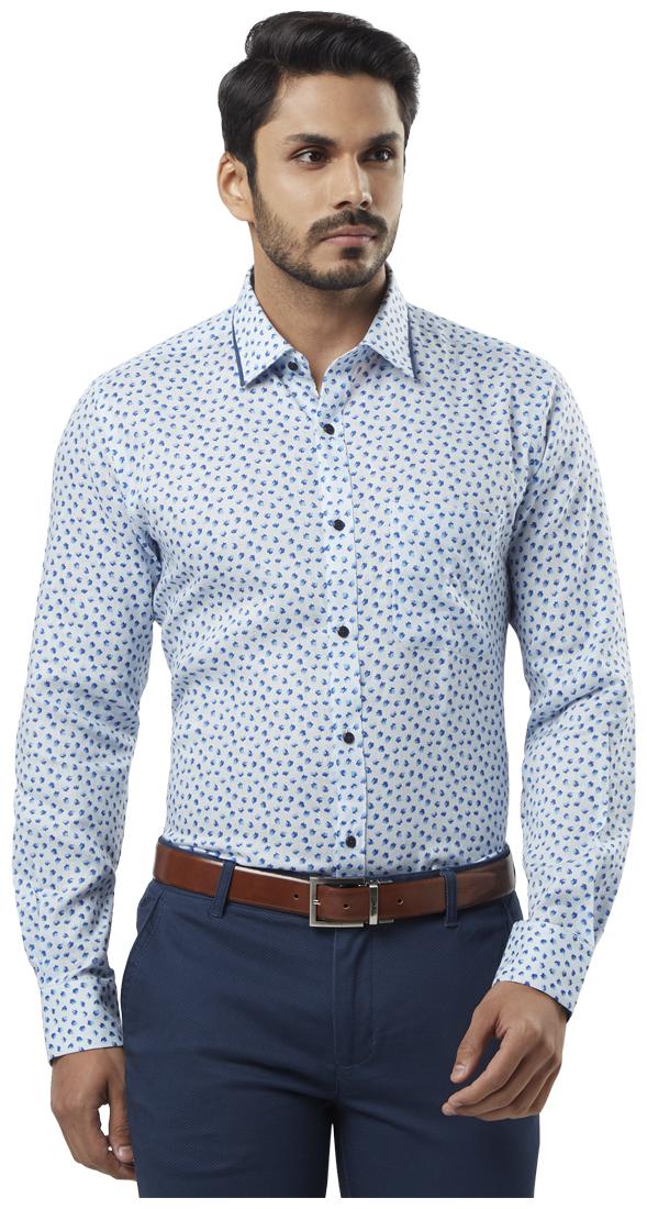 

Raymond Men Regular fit Formal Shirt - Blue