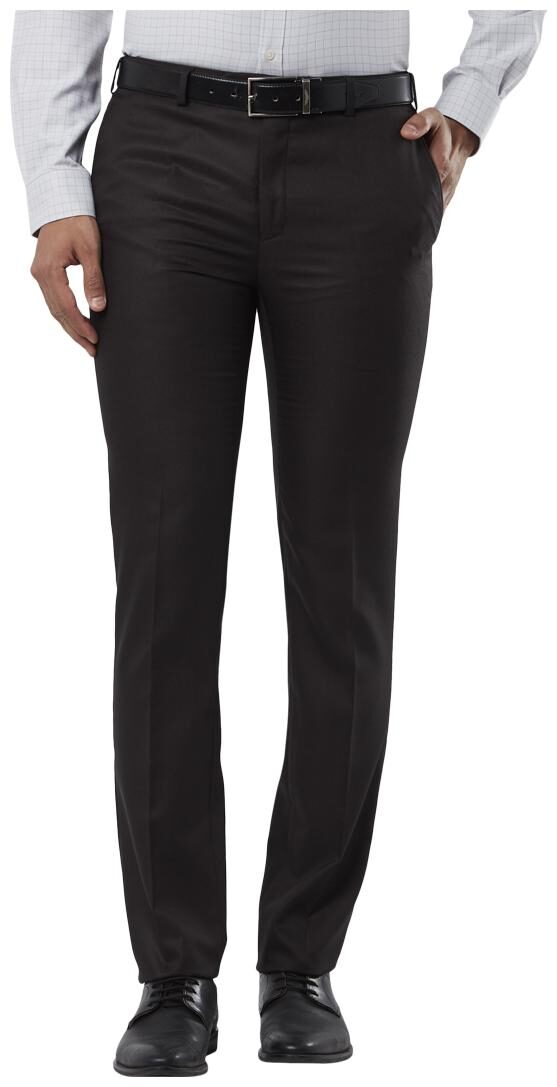 

Raymond Men Solid Slim Fit Formal Trouser - Black