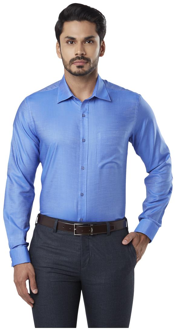 

Raymond Men Regular fit Formal Shirt - Blue
