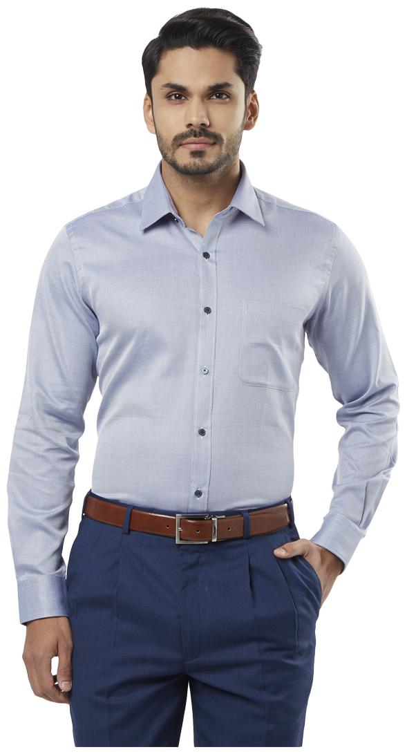 

Raymond Men Regular fit Formal Shirt - Blue