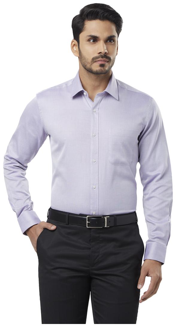 

Raymond Men Regular fit Formal Shirt - Purple
