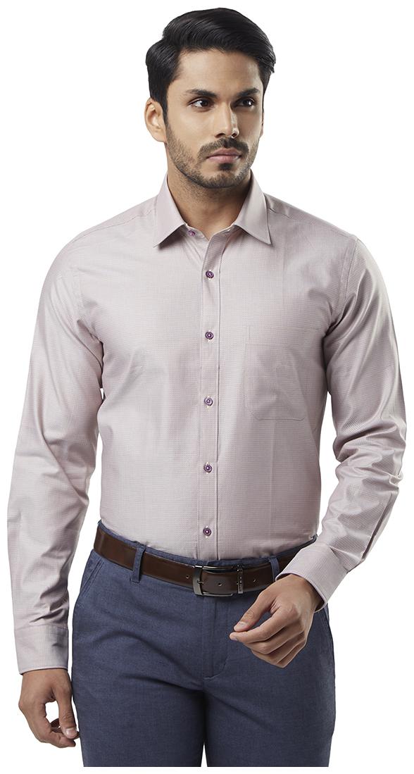 

Raymond Men Regular fit Formal Shirt - Purple