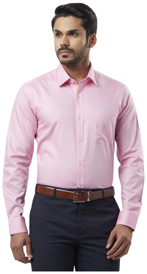 

Raymond Men Regular fit Formal Shirt - Red