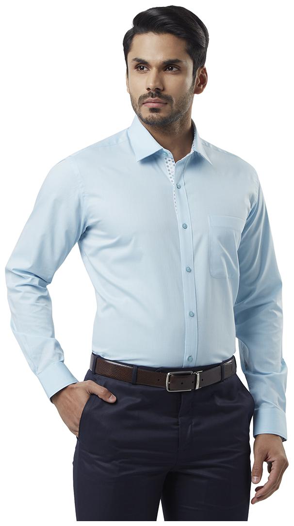 

Raymond Men Regular fit Formal Shirt - Orange