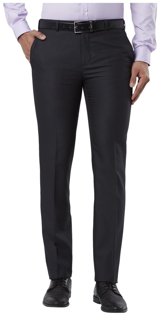 

Raymond Men Textured Slim Fit Formal Trouser - Blue