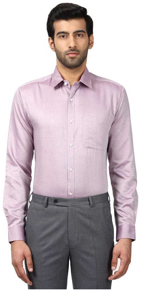 

Raymond Men Regular fit Formal Shirt - Purple