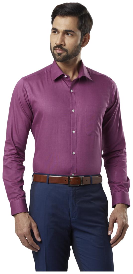 

Raymond Men Slim fit Formal Shirt - Purple