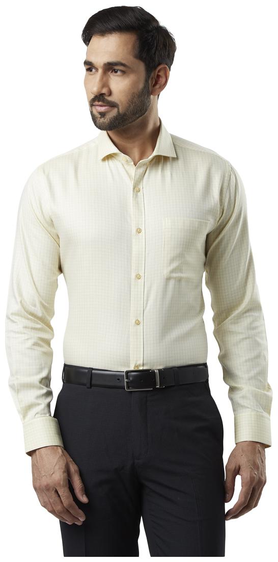 

Raymond Men Slim fit Formal Shirt - Yellow