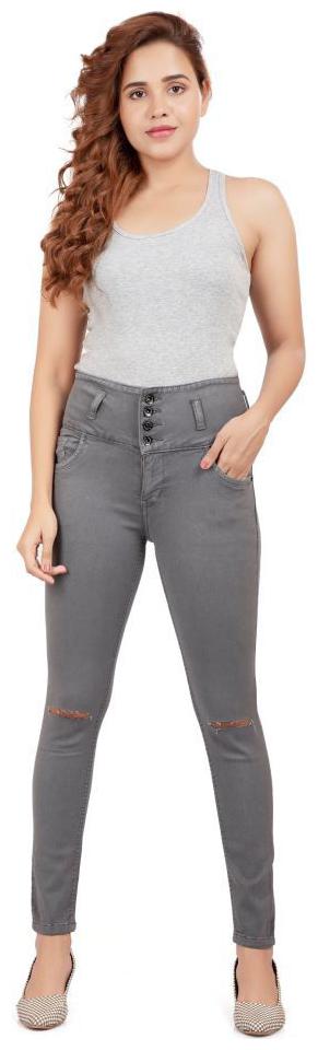 

Rea-Lize Women Grey Slim fit Jeans