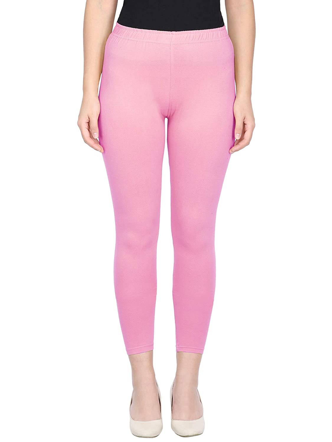 

Real Dream Women Ankle Length Solid Leggings