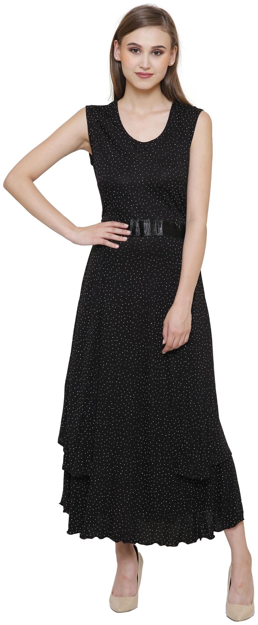 

Rebecca Black Polka dots Empire dress