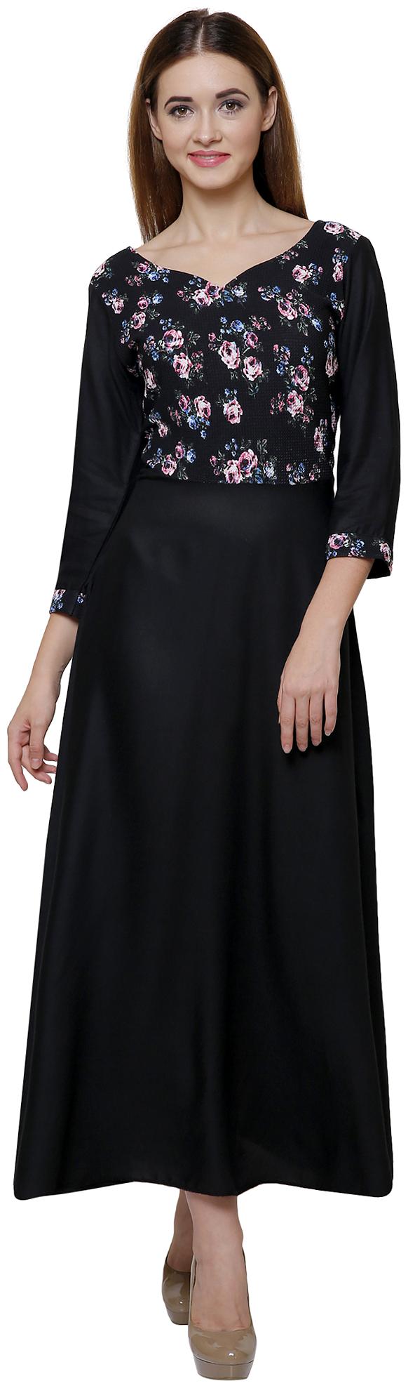 

Rebecca Black Floral Fit flare dress