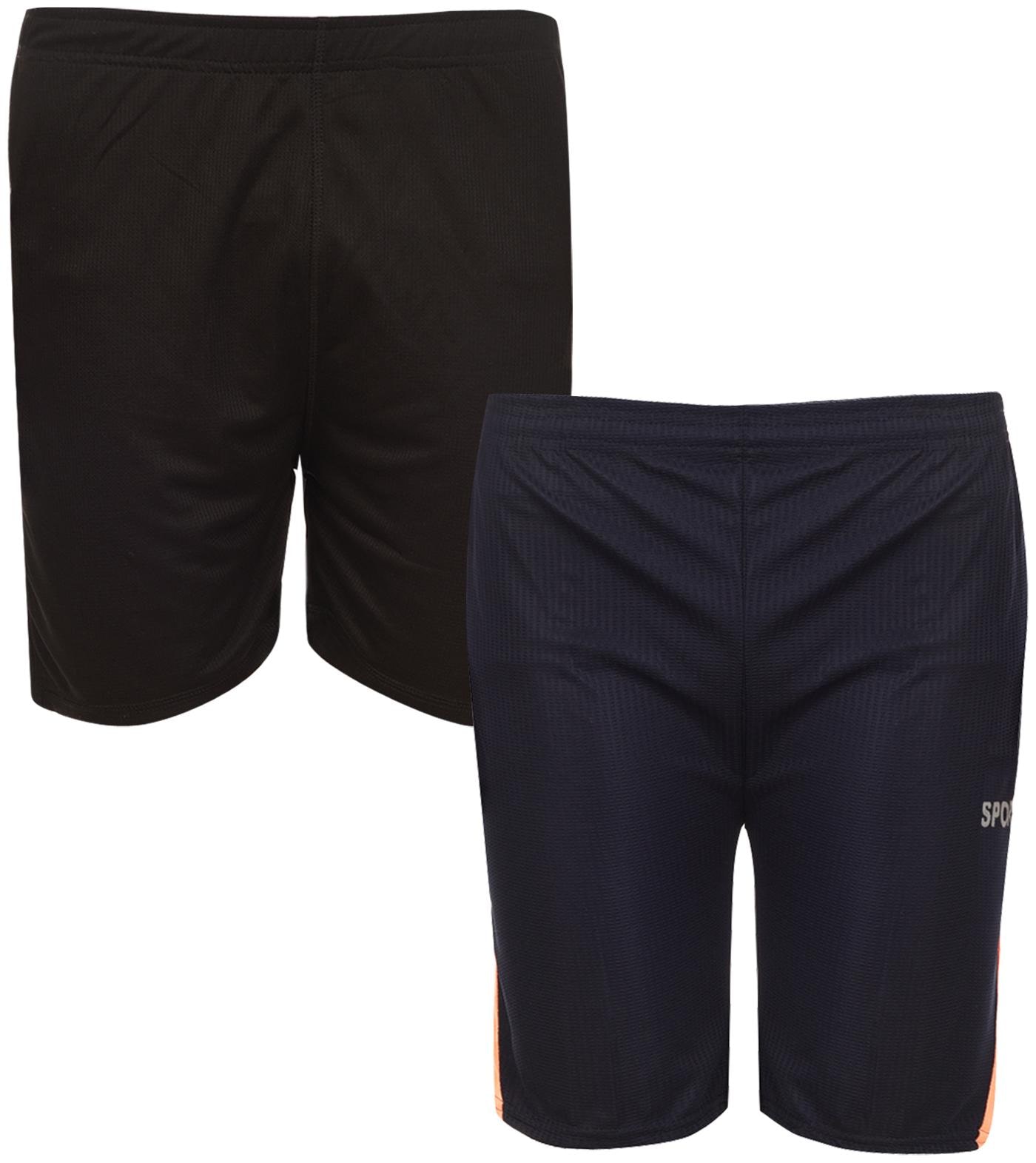 

Rebizo Black Blue Color Shorts Pack Of Two