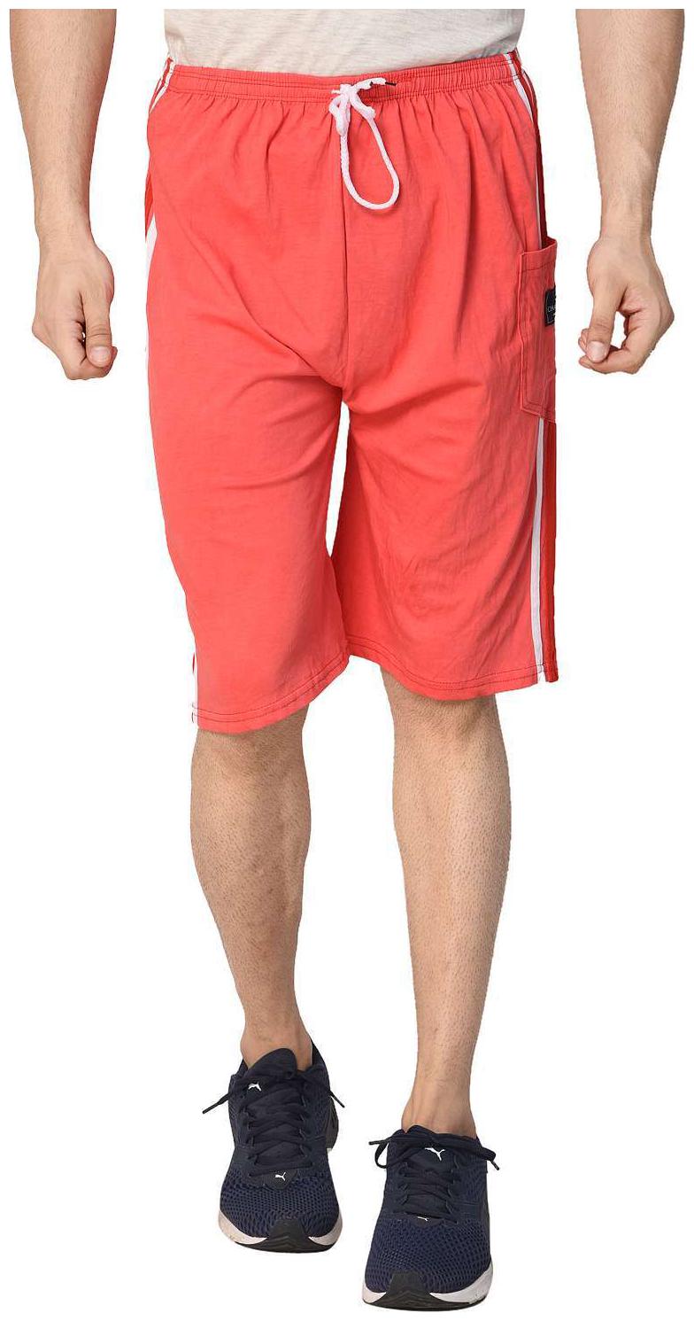 

Rebizo Men s Cotton Orange Color Capri