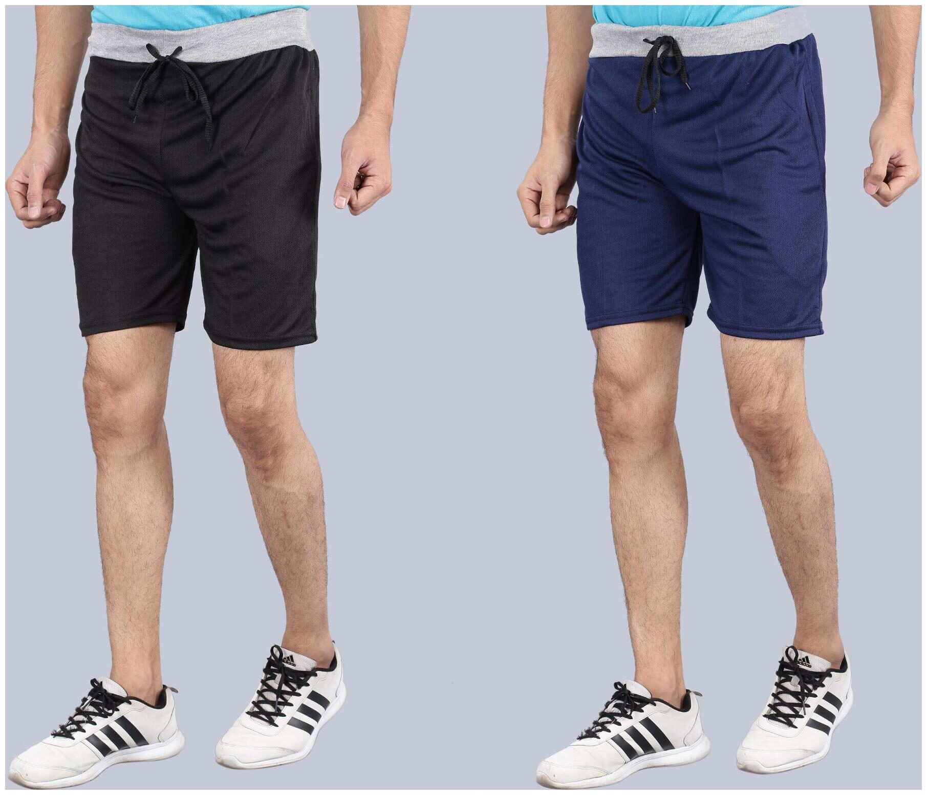 

REC SWAGGY SOLID MEN S SHORTS (PACK OF 2)