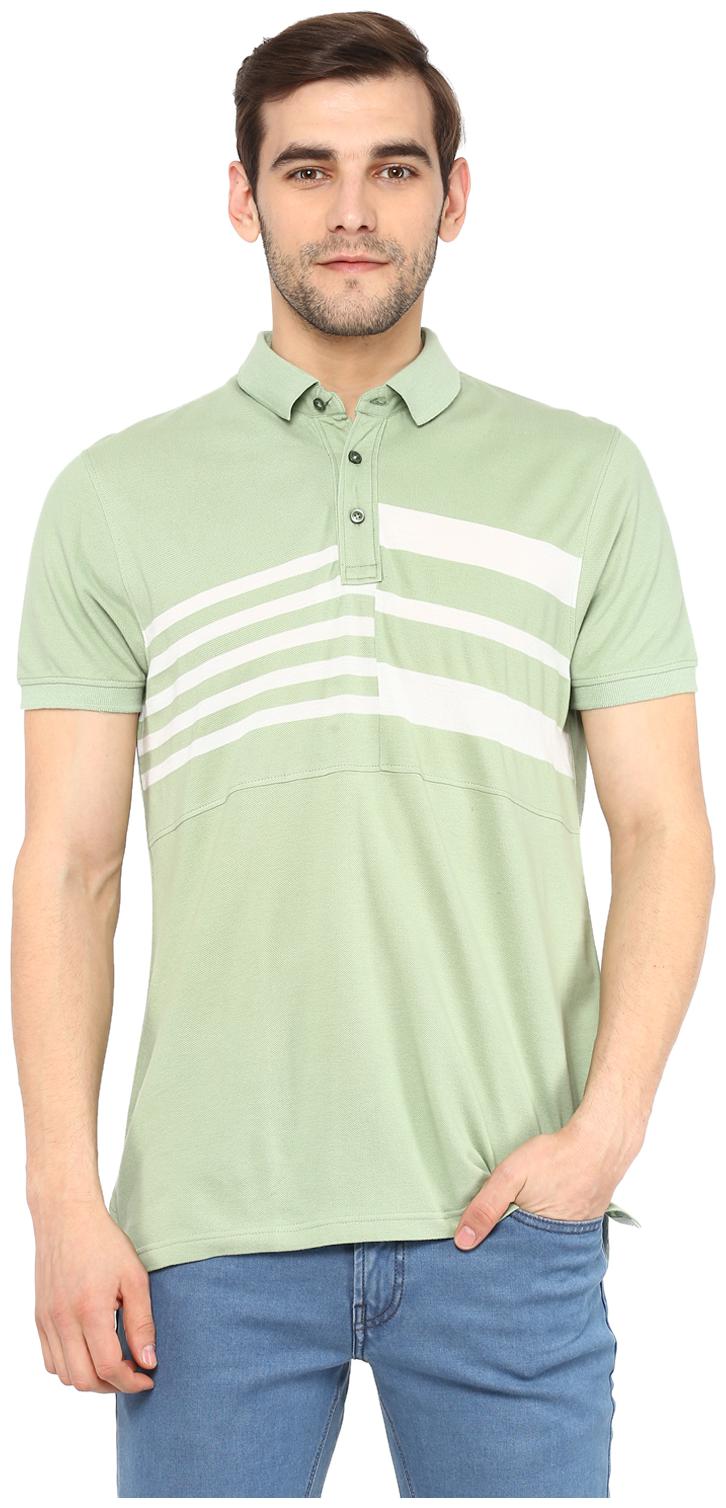 

Red Chief Men Green Regular fit Cotton Polo collar T-Shirt - Pack Of 1