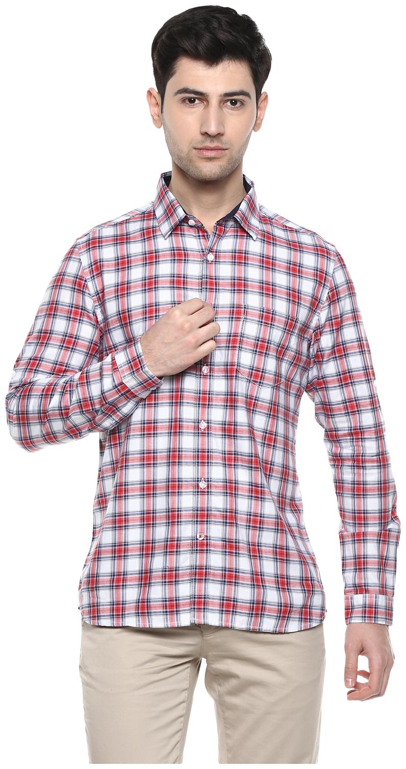 

Red Chief Men Multi Checked Regular Fit Casual Shirt
