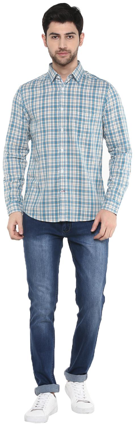 

Red Chief Men Multi Checked Regular Fit Casual Shirt