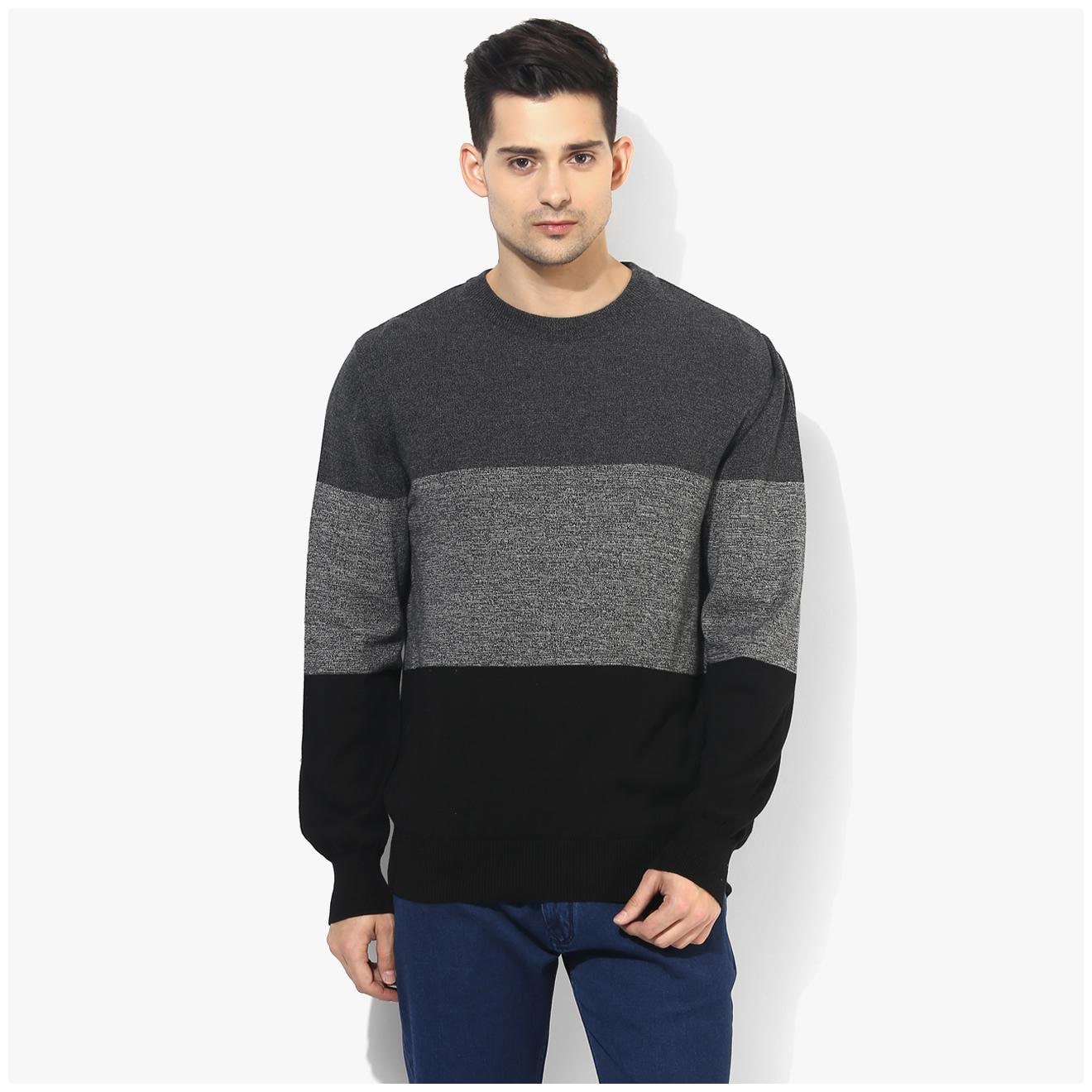 

Red Chief Cotton Men Pullover Black