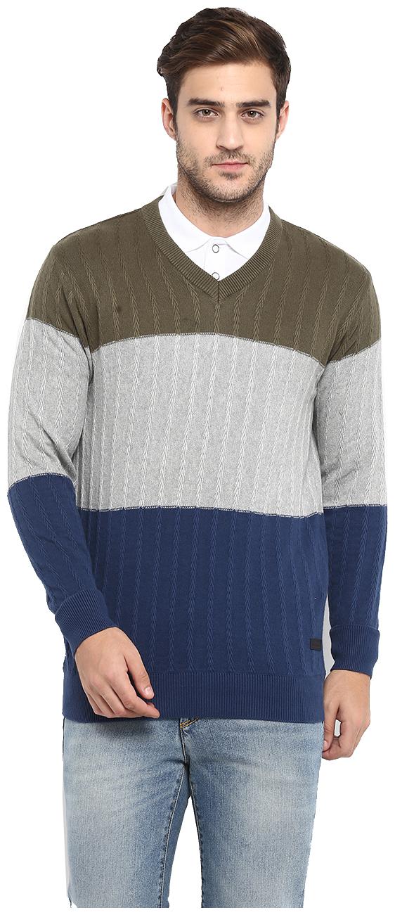 

Red Chief Cotton Men Pullover Multi