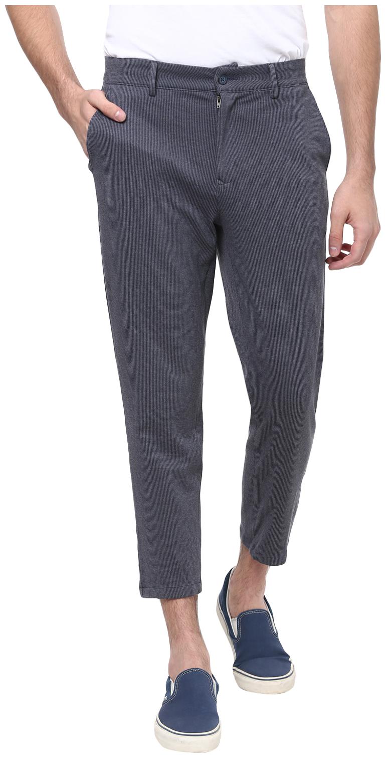 

Red Chief Men Grey Solid Regular fit Regular trousers
