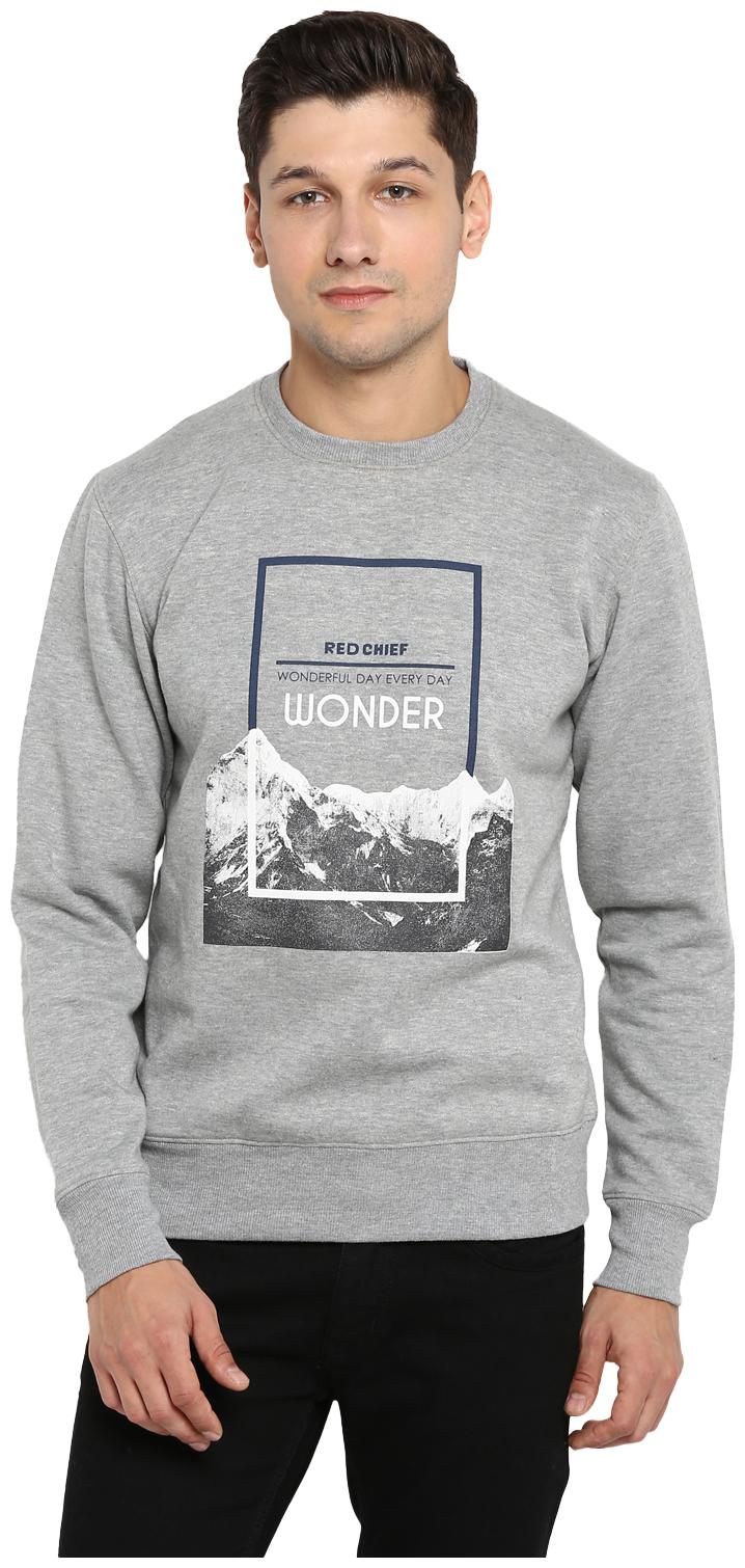 

Red Chief Cotton Blend Men Sweatshirts Hoodies