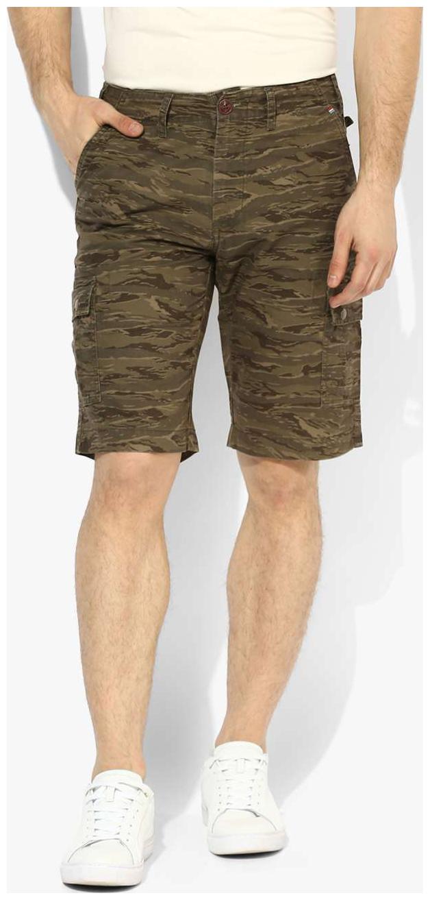 

Red Chief Men Brown Regular Fit Regular Shorts