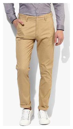 

Red Chief Men Brown Solid Regular fit Regular trousers