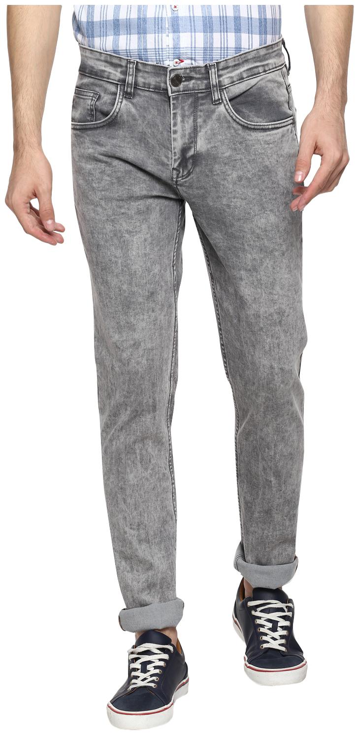 

Red Chief Men Grey Slim Fit Jeans