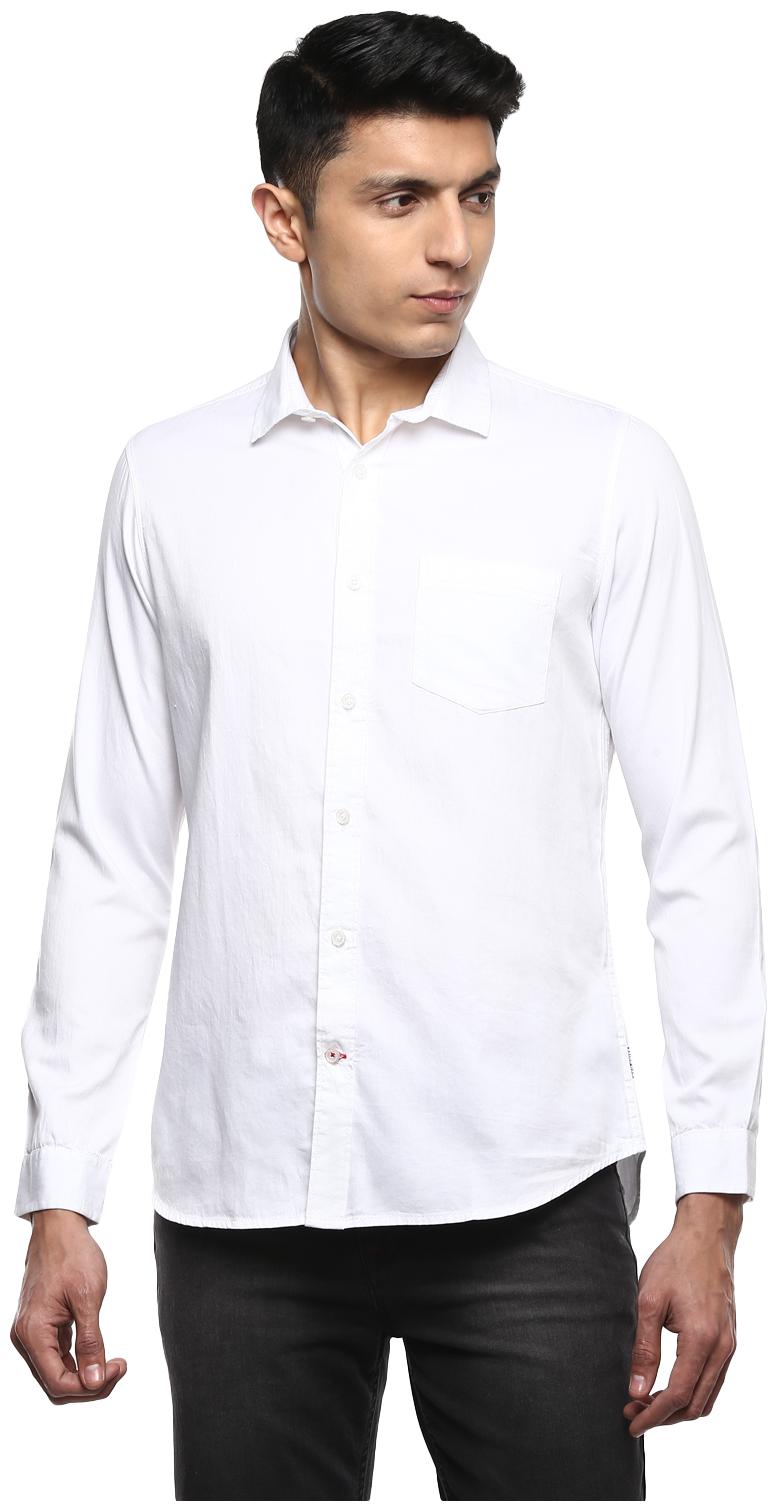 

Red Chief Men Slim fit Formal Shirt - White