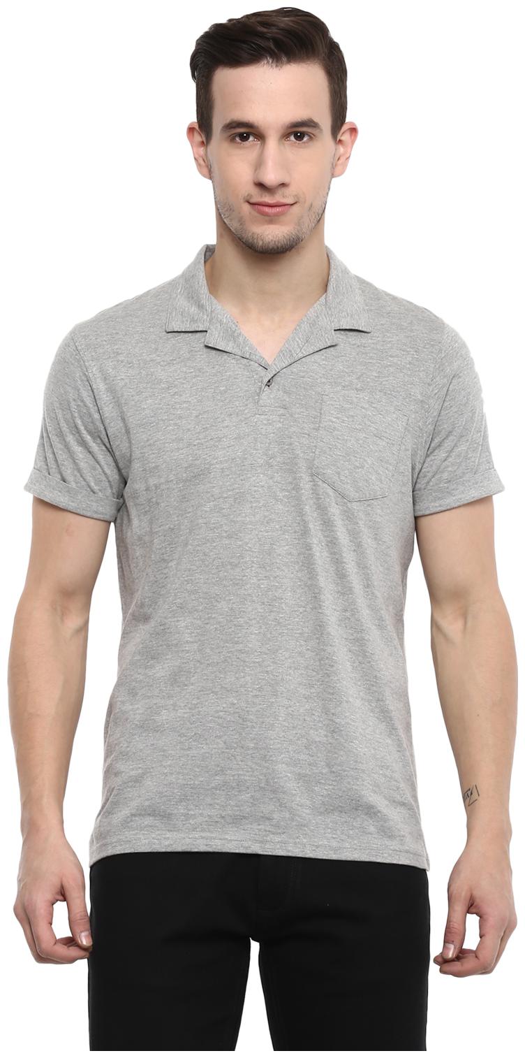 

Red Chief Men Grey Regular fit Cotton Polo collar T-Shirt - Pack Of 1
