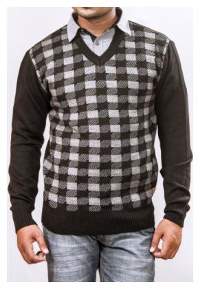

Red Chief Men Cotton Pullover Grey