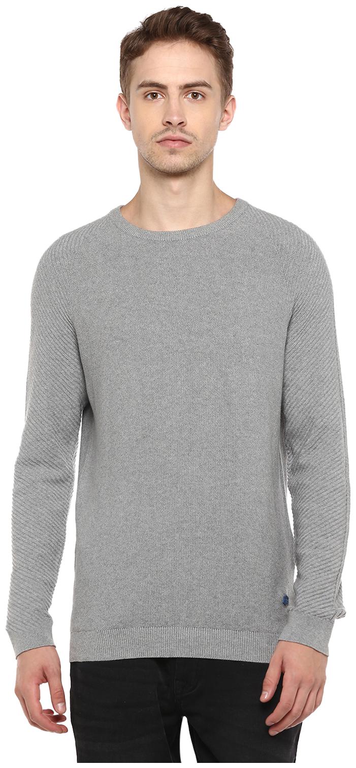 

Red Chief Men Cotton Cardigan Grey color