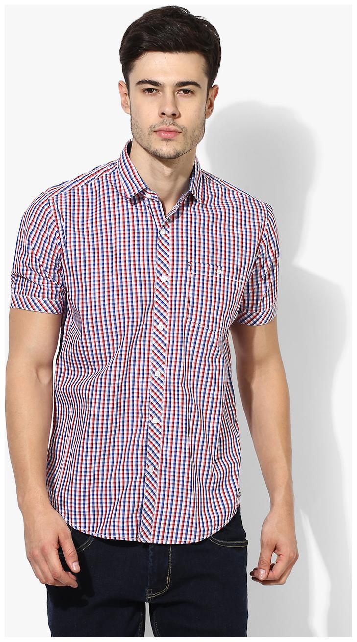 

Red Chief Men Multi Checked Regular Fit Casual Shirt