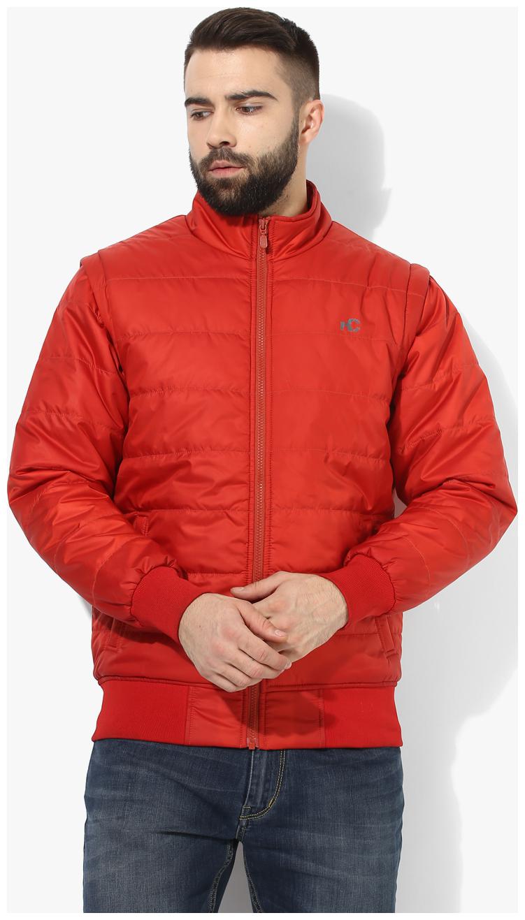 

Red Chief Men Cotton Bomber Jacket Orange