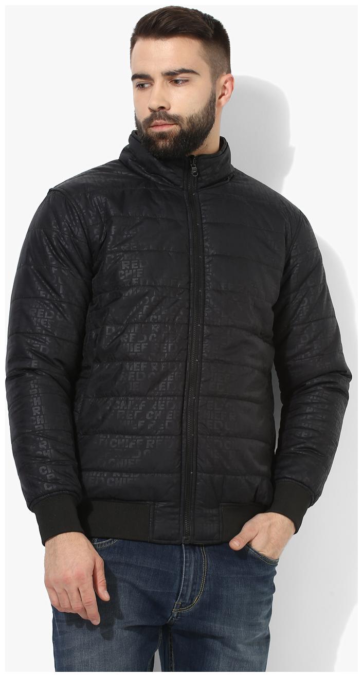 

Red Chief Men Nylon Bomber Jacket Green