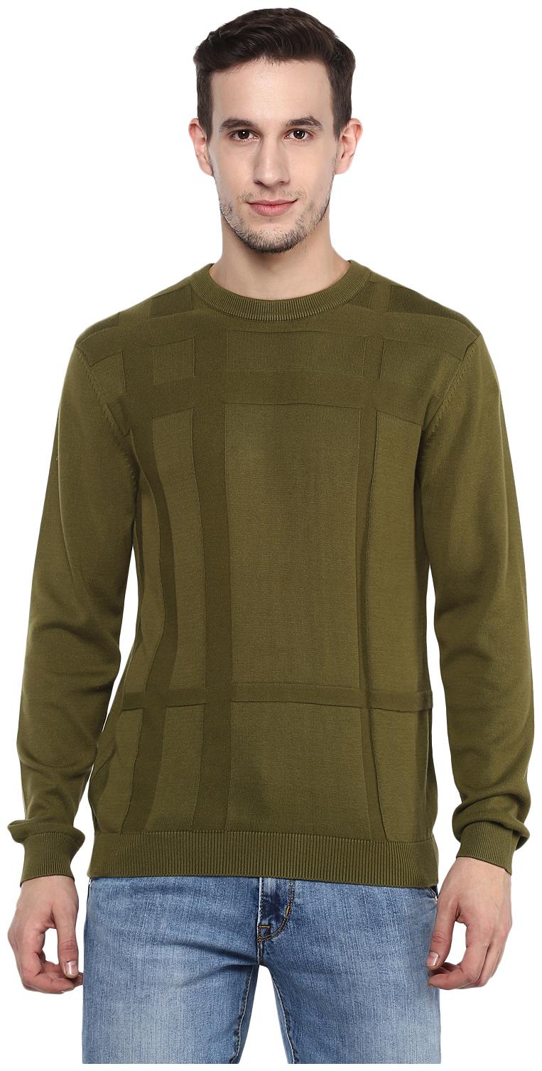 

Red Chief Men OLIVE SWEATERS 8410152 124