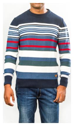 

Red Chief Men Cotton Pullover Blue