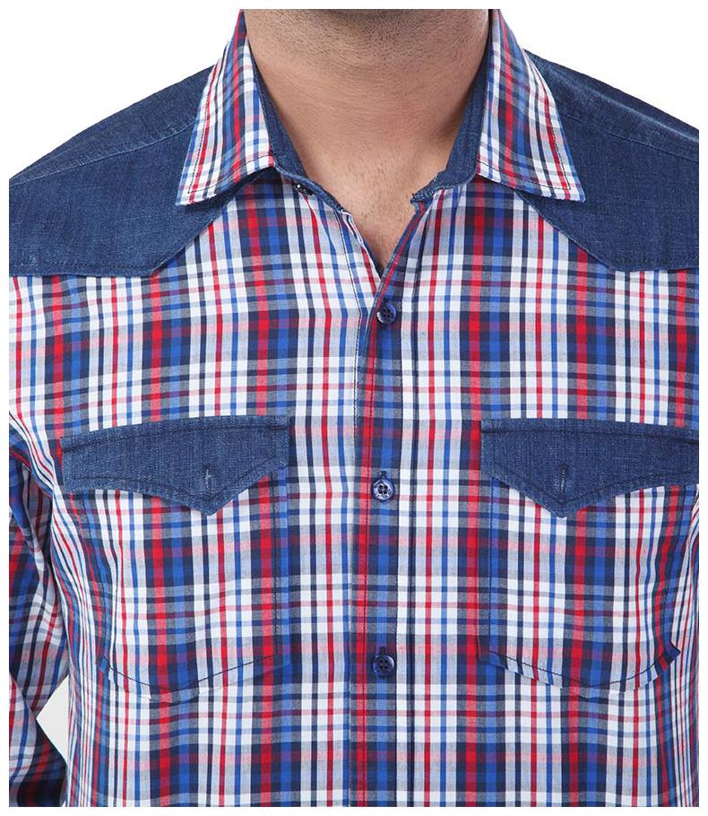 

Red Chief Men White Checked Regular Fit Casual Shirt
