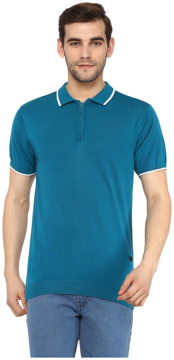 

Red Chief Men Green Regular fit Cotton Polo collar T-Shirt - Pack Of 1