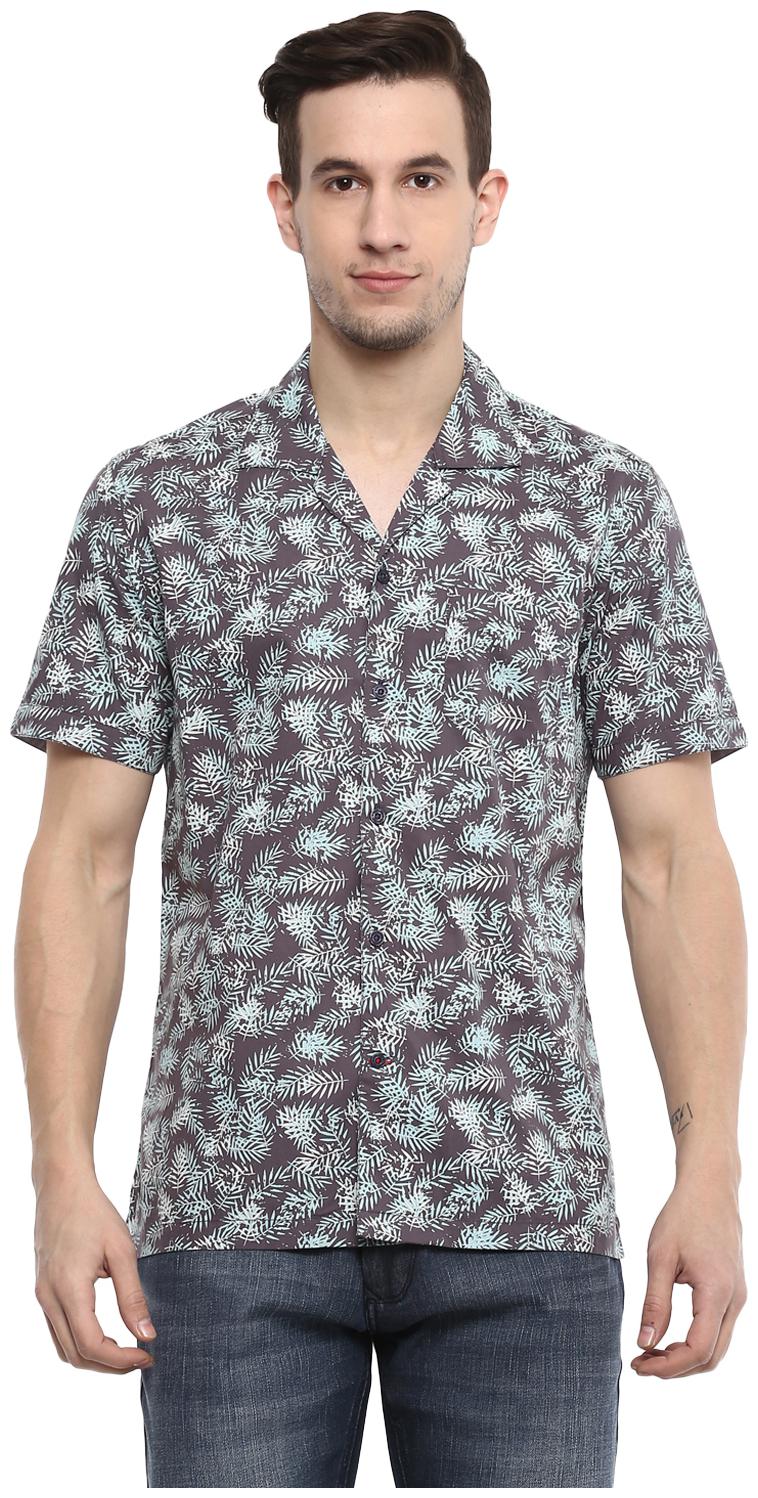 

Red Chief Men White Solid Slim Fit Casual Shirt
