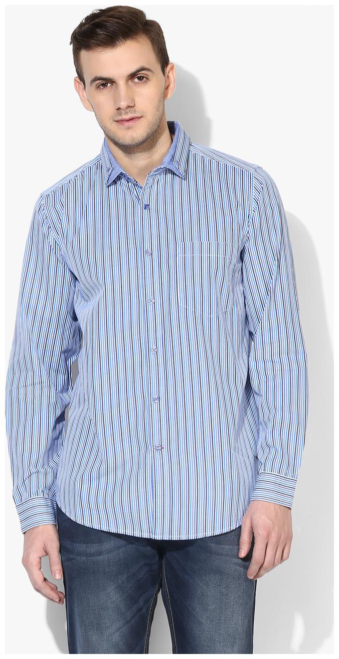 

Red Chief Men Multi Pinstrips Regular Fit Casual Shirt