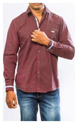 

Red Chief Men Red Checked Regular Fit Casual Shirt